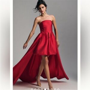 Anthropologie Hutch
Strapless High- Low Bubble
Dress